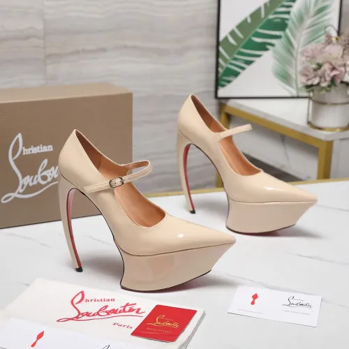 Cheap Christian Louboutin High-heeled shoes For Women #1417937, $$128.00 USD On Christian Louboutin High-heeled shoes
