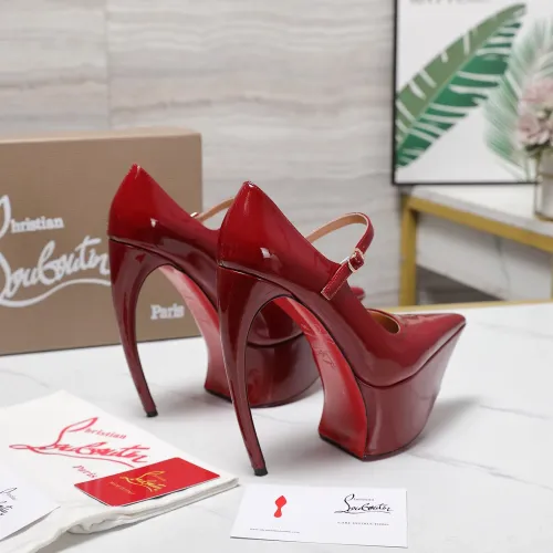 Replica Christian Louboutin High-heeled shoes For Women #1417938 $128.00 USD for Wholesale