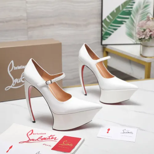 Cheap Christian Louboutin High-heeled shoes For Women #1417939, $$128.00 USD On Christian Louboutin High-heeled shoes