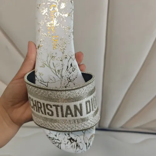 Replica Christian Dior Slippers For Women #1417975 $68.00 USD for Wholesale