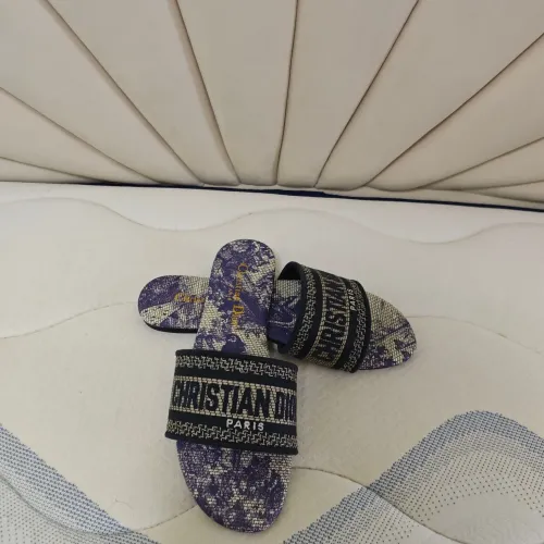 Replica Christian Dior Slippers For Women #1417985 $68.00 USD for Wholesale