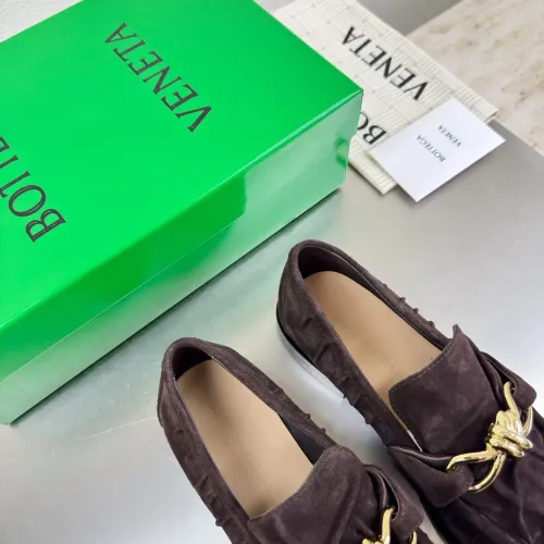 Replica Bottega Veneta BV Leather Shoes For Women #1418069 $140.00 USD for Wholesale