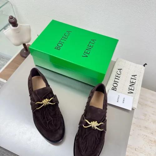 Replica Bottega Veneta BV Leather Shoes For Women #1418069 $140.00 USD for Wholesale