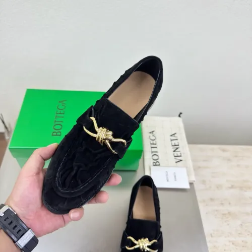 Replica Bottega Veneta BV Leather Shoes For Women #1418070 $140.00 USD for Wholesale