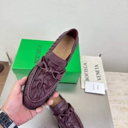 Replica Bottega Veneta BV Leather Shoes For Women #1418071 $140.00 USD for Wholesale