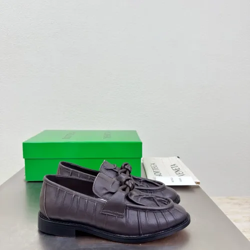 Replica Bottega Veneta BV Leather Shoes For Women #1418072 $140.00 USD for Wholesale