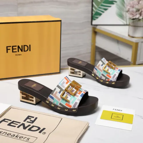 Replica Fendi Slippers For Women #1418123 $155.00 USD for Wholesale