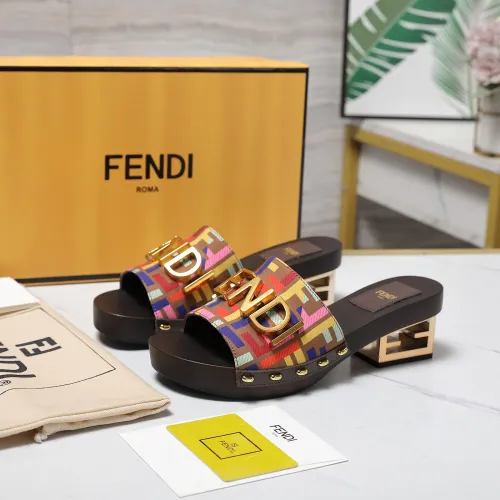 Cheap Fendi Slippers For Women #1418124, $$155.00 USD On Fendi Slippers
