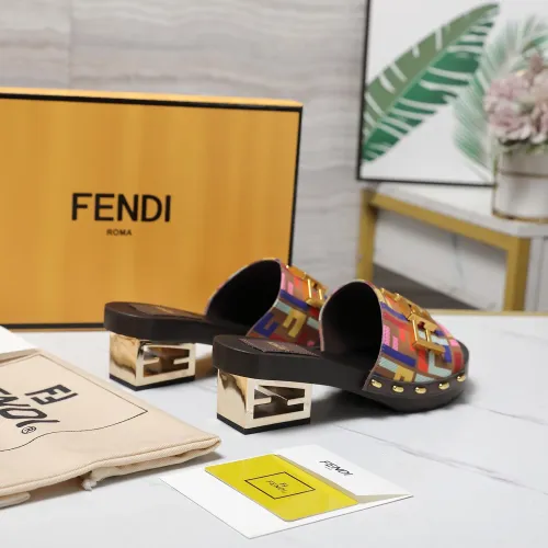 Replica Fendi Slippers For Women #1418124 $155.00 USD for Wholesale