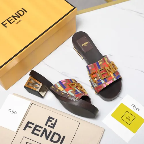 Replica Fendi Slippers For Women #1418124 $155.00 USD for Wholesale