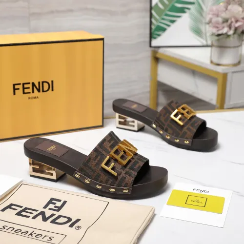 Replica Fendi Slippers For Women #1418125 $155.00 USD for Wholesale