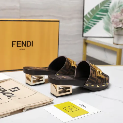 Replica Fendi Slippers For Women #1418125 $155.00 USD for Wholesale