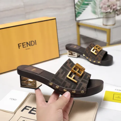 Replica Fendi Slippers For Women #1418125 $155.00 USD for Wholesale