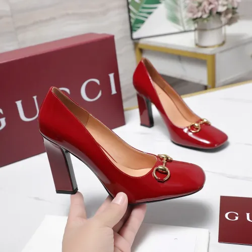 Replica Gucci High-Heeled Shoes For Women #1418149 $112.00 USD for Wholesale