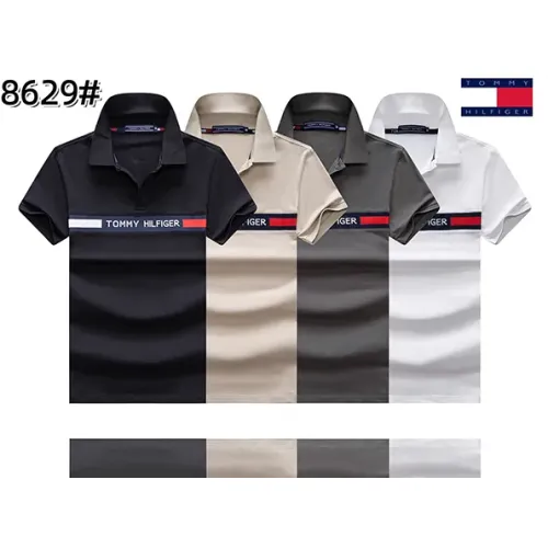 Replica Tommy Hilfiger TH T-Shirts Short Sleeved For Men #1418186 $25.00 USD for Wholesale