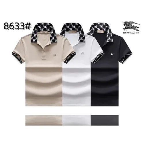 Replica Burberry T-Shirts Short Sleeved For Men #1418196 $25.00 USD for Wholesale