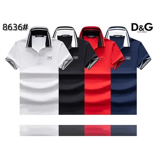 Replica Dolce & Gabbana D&G T-Shirts Short Sleeved For Men #1418201 $25.00 USD for Wholesale