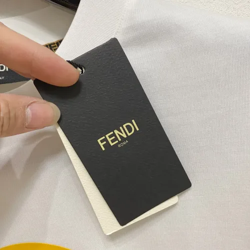 Replica Fendi T-Shirts Short Sleeved For Men #1418383 $64.00 USD for Wholesale