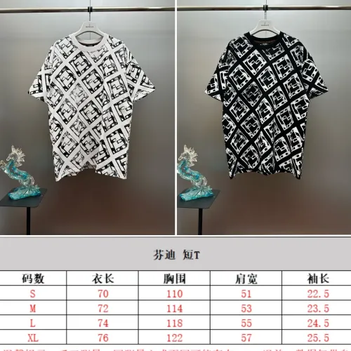 Replica Fendi T-Shirts Short Sleeved For Unisex #1418495 $48.00 USD for Wholesale