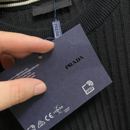 Replica Prada Sweaters Long Sleeved For Men #1418725 $85.00 USD for Wholesale