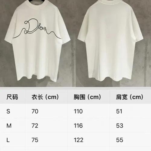 Replica Christian Dior T-Shirts Short Sleeved For Unisex #1418797 $52.00 USD for Wholesale