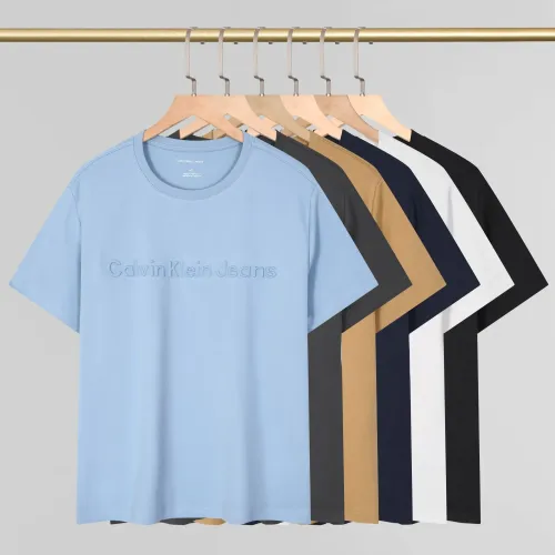 Replica Calvin Klein CK T-Shirts Short Sleeved For Men #1418999 $32.00 USD for Wholesale