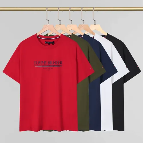 Replica Tommy Hilfiger TH T-Shirts Short Sleeved For Men #1419037 $29.00 USD for Wholesale