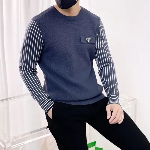 Replica Prada Sweaters Long Sleeved For Men #1419151 $76.00 USD for Wholesale