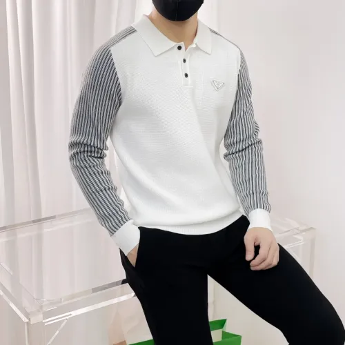 Replica Prada Sweaters Long Sleeved For Men #1419154 $76.00 USD for Wholesale