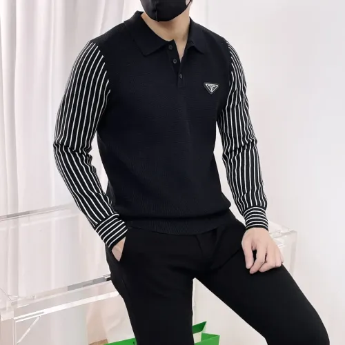 Replica Prada Sweaters Long Sleeved For Men #1419157 $76.00 USD for Wholesale