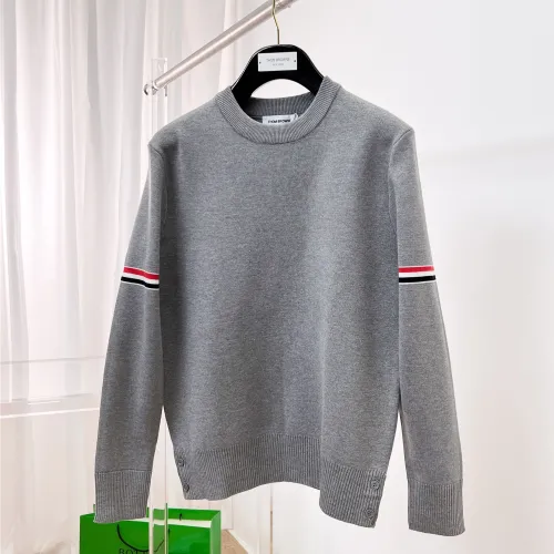Cheap Thom Browne TB Sweaters Long Sleeved For Men #1419163, $$72.00 USD On Thom Browne TB Sweaters