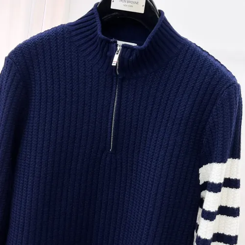Replica Thom Browne TB Sweaters Long Sleeved For Men #1419174 $92.00 USD for Wholesale