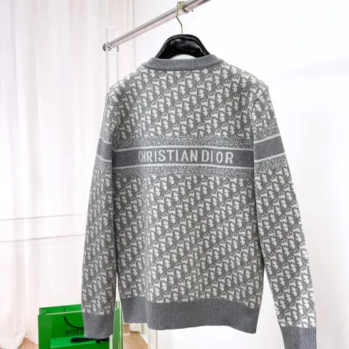 Replica Christian Dior Sweaters Long Sleeved For Men #1419180 $85.00 USD for Wholesale