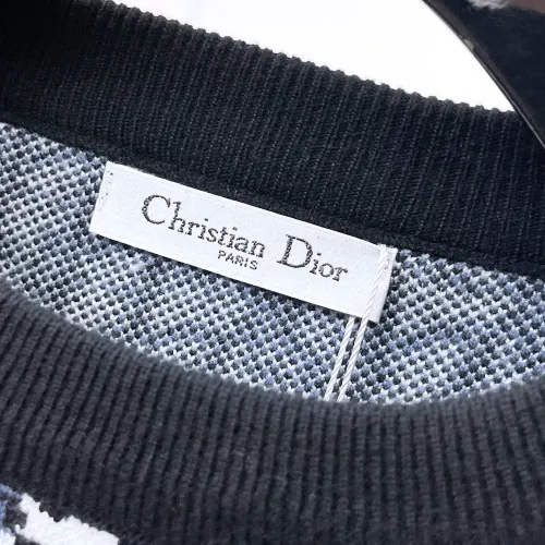 Replica Christian Dior Sweaters Long Sleeved For Men #1419182 $85.00 USD for Wholesale