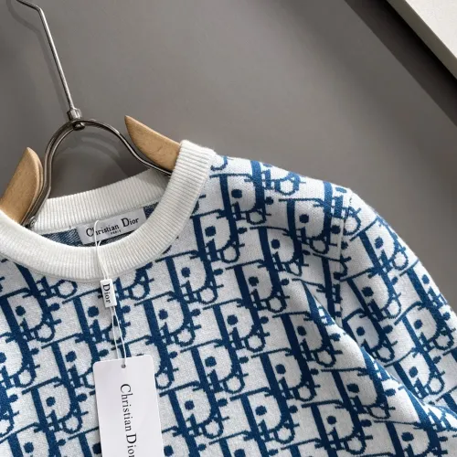 Replica Christian Dior Sweaters Long Sleeved For Men #1419200 $68.00 USD for Wholesale