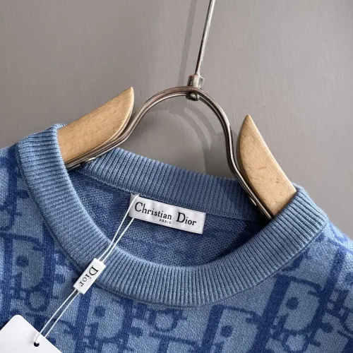 Replica Christian Dior Sweaters Long Sleeved For Men #1419201 $68.00 USD for Wholesale