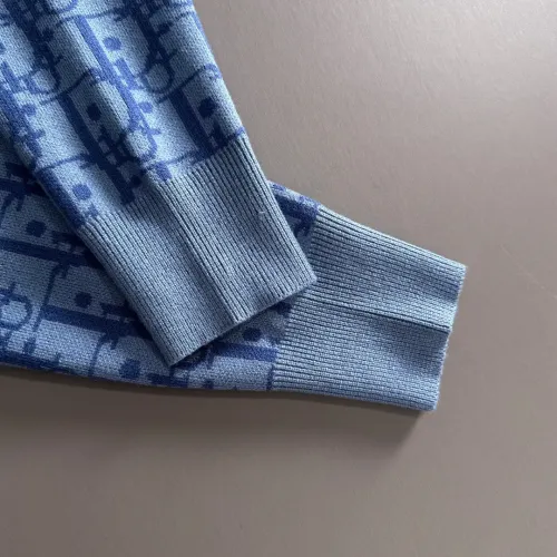 Replica Christian Dior Sweaters Long Sleeved For Men #1419201 $68.00 USD for Wholesale