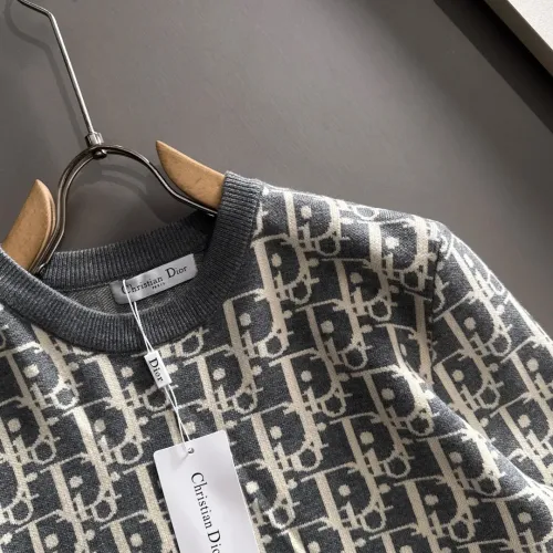 Replica Christian Dior Sweaters Long Sleeved For Men #1419202 $68.00 USD for Wholesale