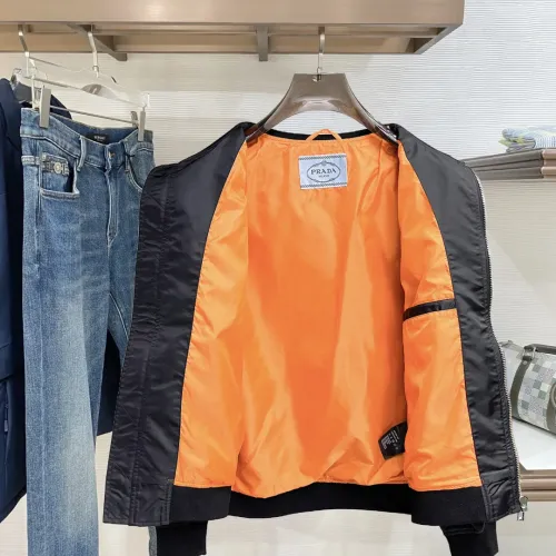 Replica Prada Jackets Long Sleeved For Men #1419231 $128.00 USD for Wholesale