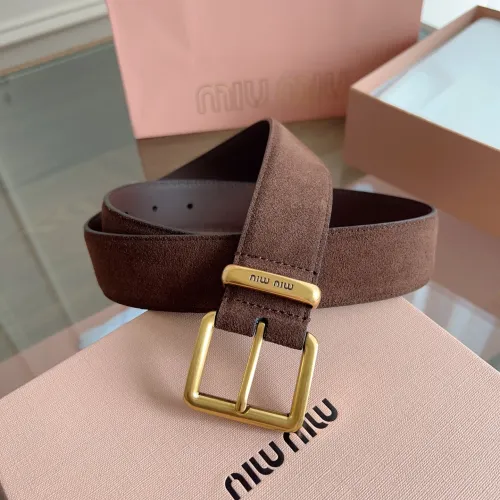 Cheap MIU MIU AAA Quality Belts In 3.5cm For Unisex #1419238, $$56.00 USD On MIU MIU AAA Quality Belts