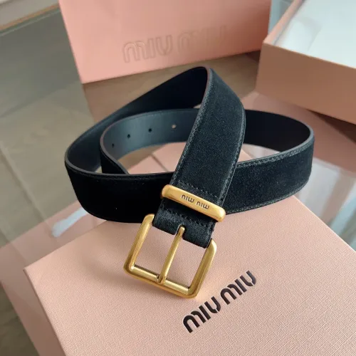 Cheap MIU MIU AAA Quality Belts In 3.5cm For Unisex #1419241, $$56.00 USD On MIU MIU AAA Quality Belts