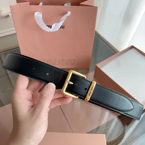 Replica MIU MIU AAA Quality Belts In 3.5cm For Unisex #1419243 $56.00 USD for Wholesale
