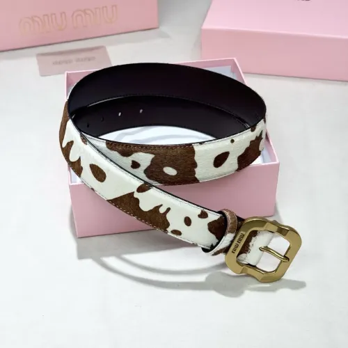 Replica MIU MIU AAA Quality Belts In 3.5cm For Unisex #1419244 $56.00 USD for Wholesale