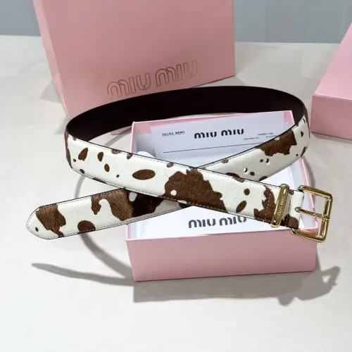 Cheap MIU MIU AAA Quality Belts In 3.5cm For Unisex #1419246, $$56.00 USD On MIU MIU AAA Quality Belts