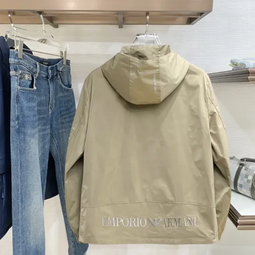 Replica Armani Jackets Long Sleeved For Men #1419247 $132.00 USD for Wholesale