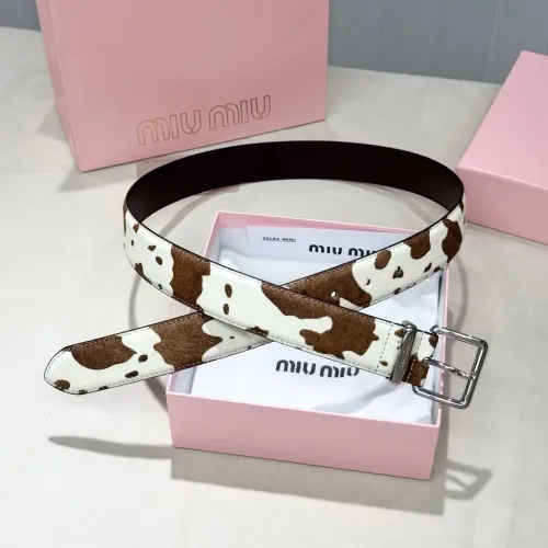 Cheap MIU MIU AAA Quality Belts In 3.5cm For Unisex #1419249, $$56.00 USD On MIU MIU AAA Quality Belts