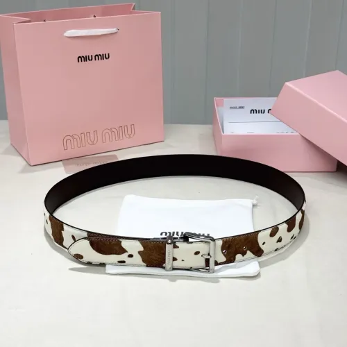 Replica MIU MIU AAA Quality Belts In 3.5cm For Unisex #1419249 $56.00 USD for Wholesale