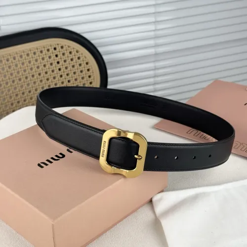 Cheap MIU MIU AAA Quality Belts In 3.5cm For Unisex #1419251, $$56.00 USD On MIU MIU AAA Quality Belts