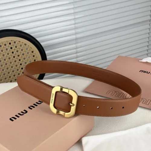 Cheap MIU MIU AAA Quality Belts In 3.5cm For Unisex #1419255, $$56.00 USD On MIU MIU AAA Quality Belts