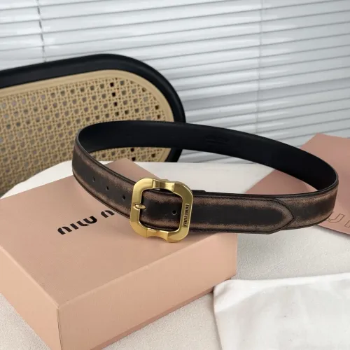 Cheap MIU MIU AAA Quality Belts In 3.5cm For Unisex #1419256, $$56.00 USD On MIU MIU AAA Quality Belts